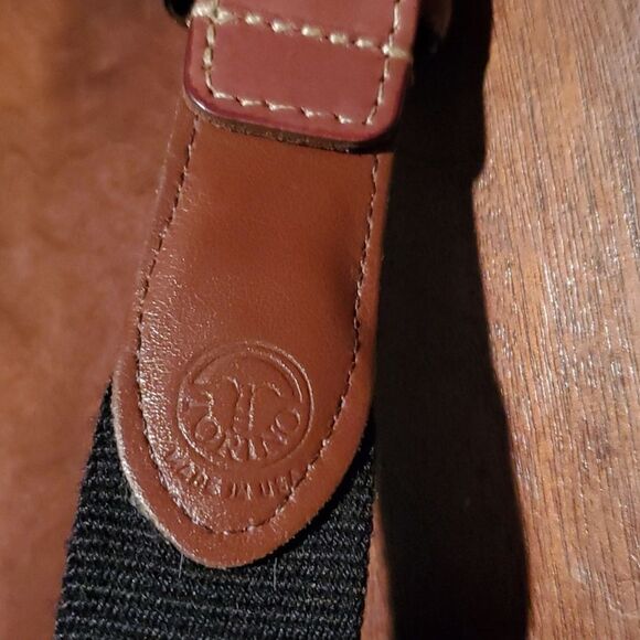 Torino European Ribbed Surcingle Black Belt 44 - Picture 4 of 9